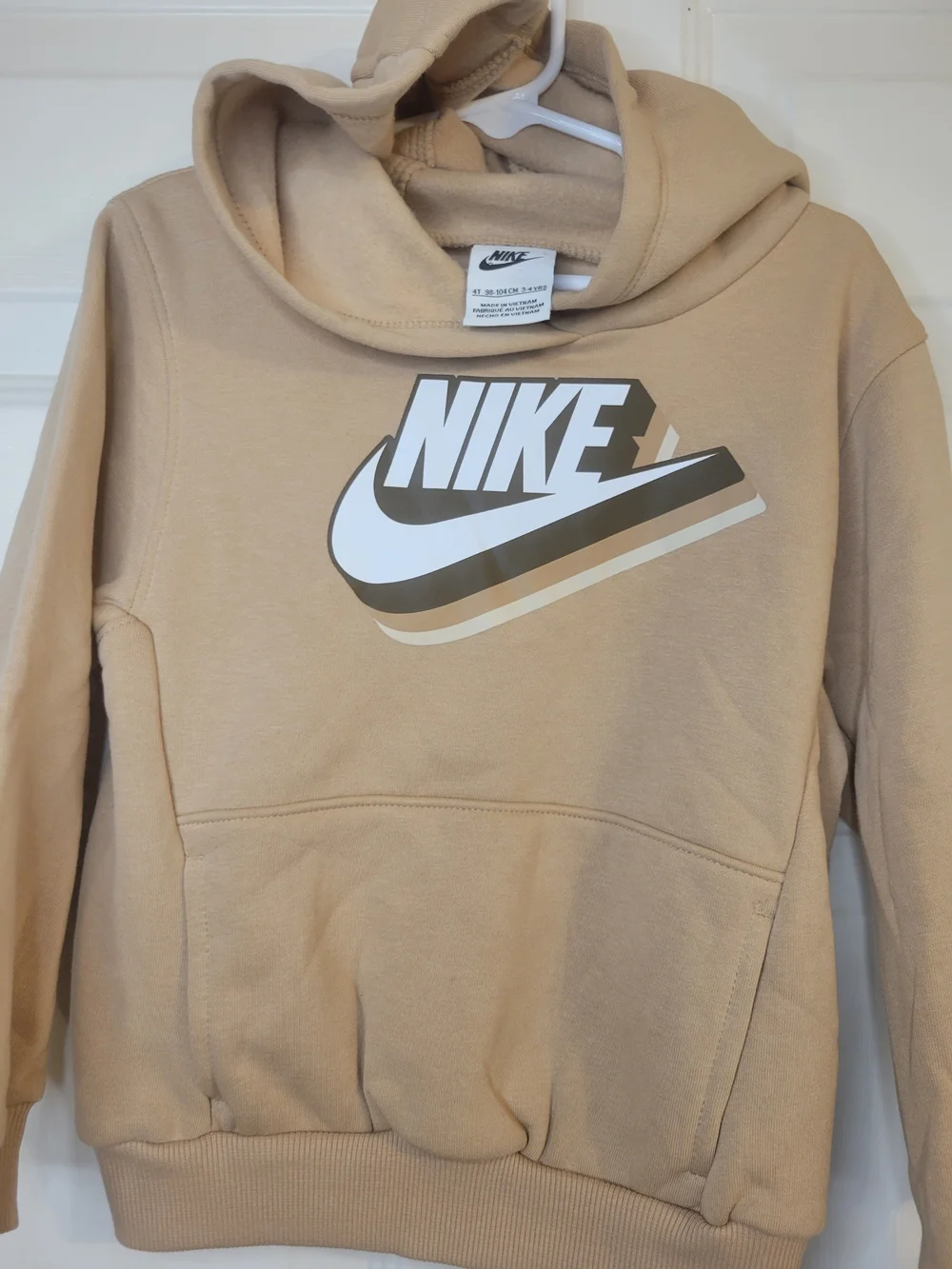 Nike Tan Swoosh Hoodie